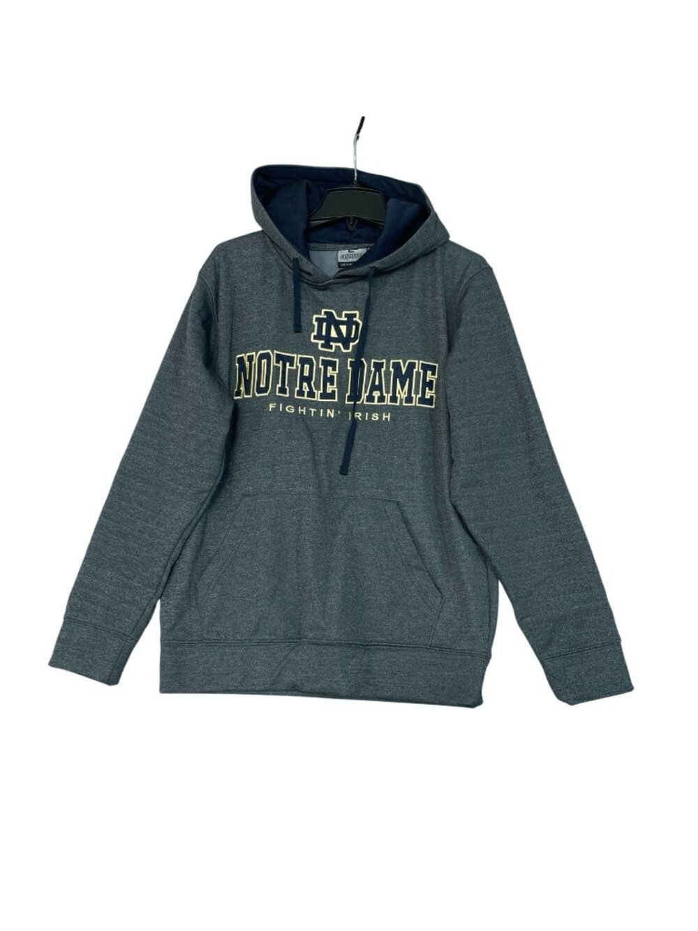 Colosseum Athletics Men's M Gray Notre Dame Fighting Irish Hoodie F1345
